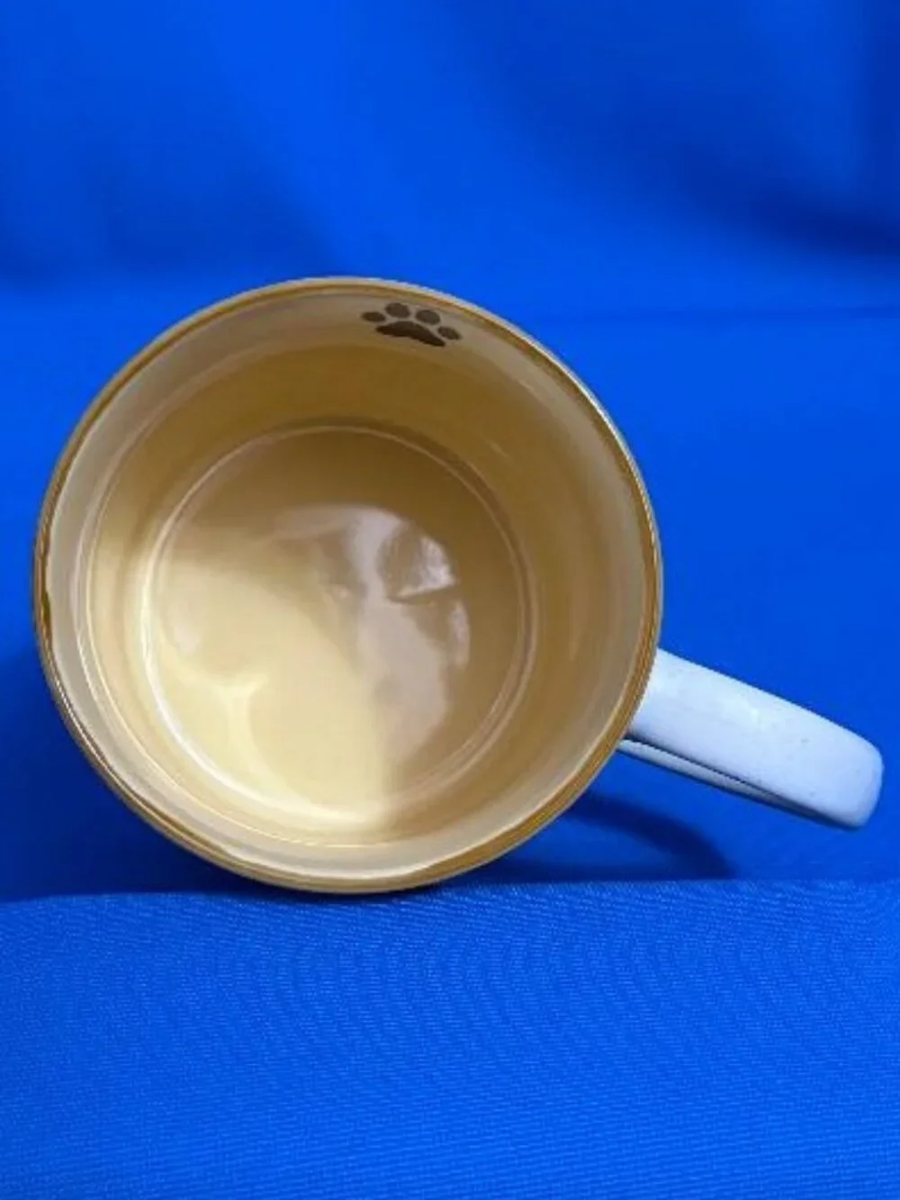 NEW ENGLISH BULLDOG & PAW PRINT GORGEOUS & ADORABLE 21 OZ / 21 OUNCES MUG / CUP